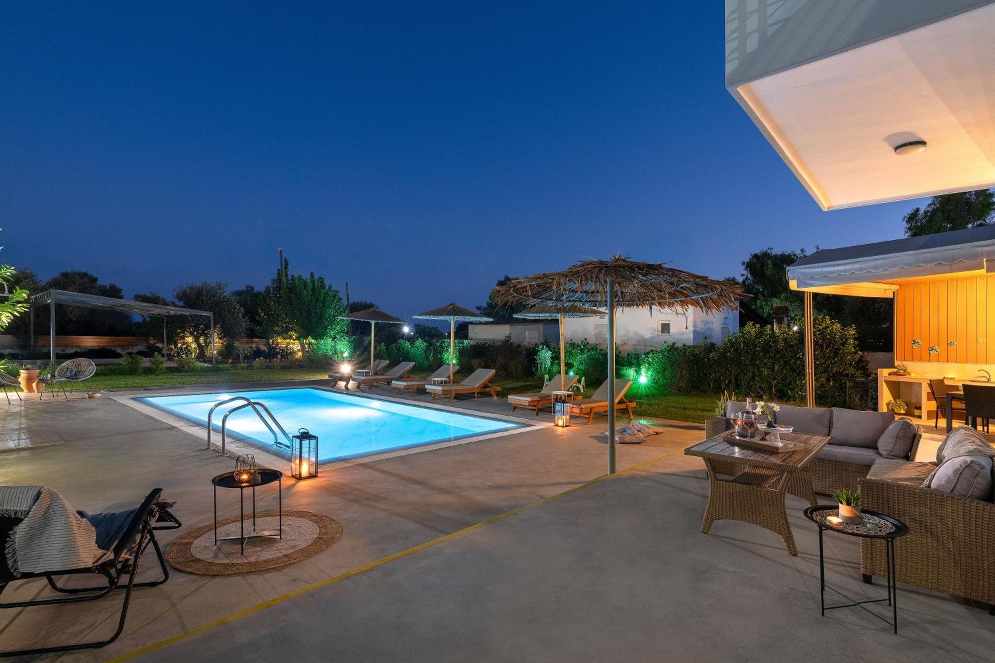 Ethria Pool Villa With Heated Jacuzzi Afando Esterno foto
