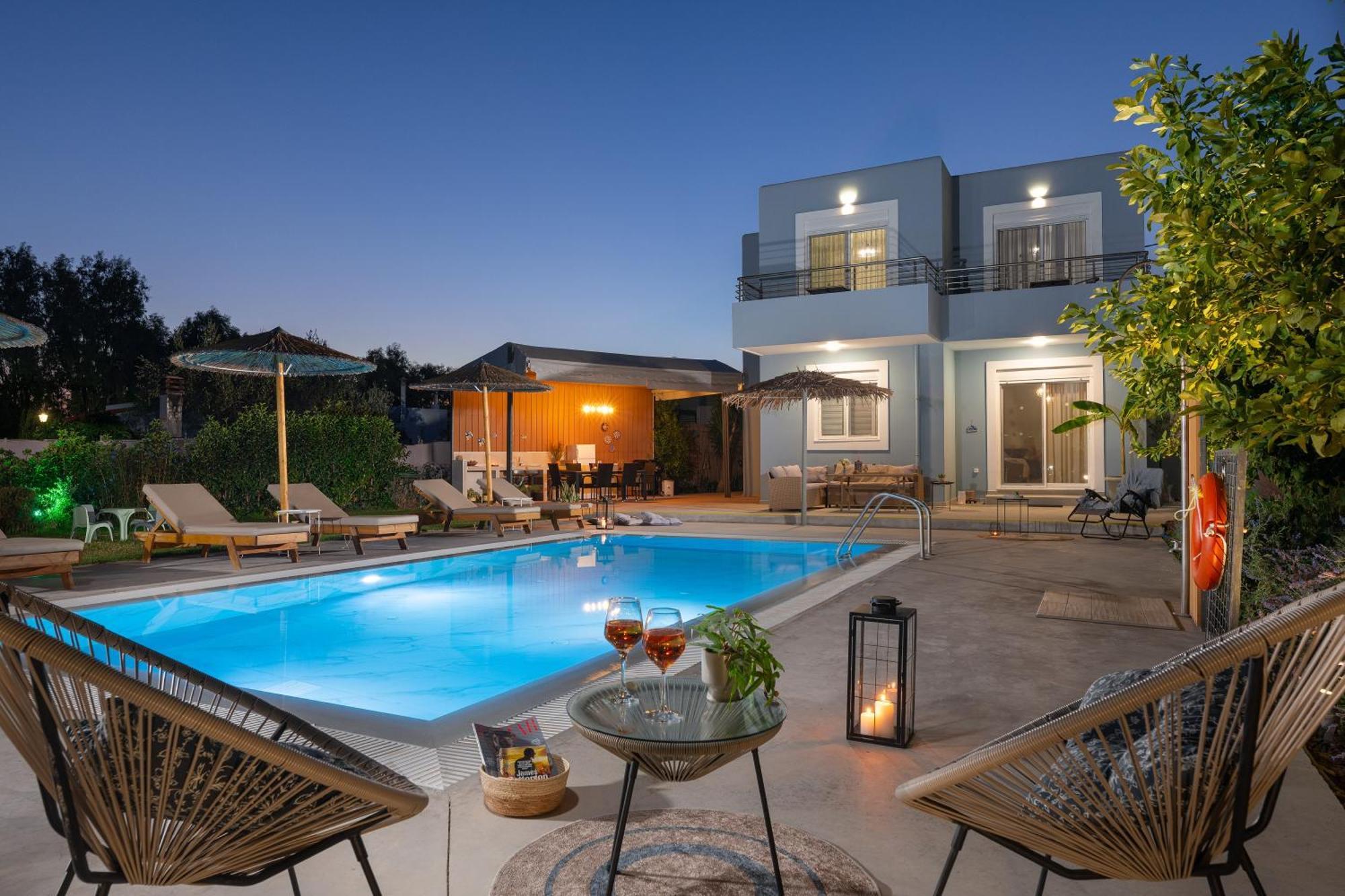 Ethria Pool Villa With Heated Jacuzzi Afando Esterno foto