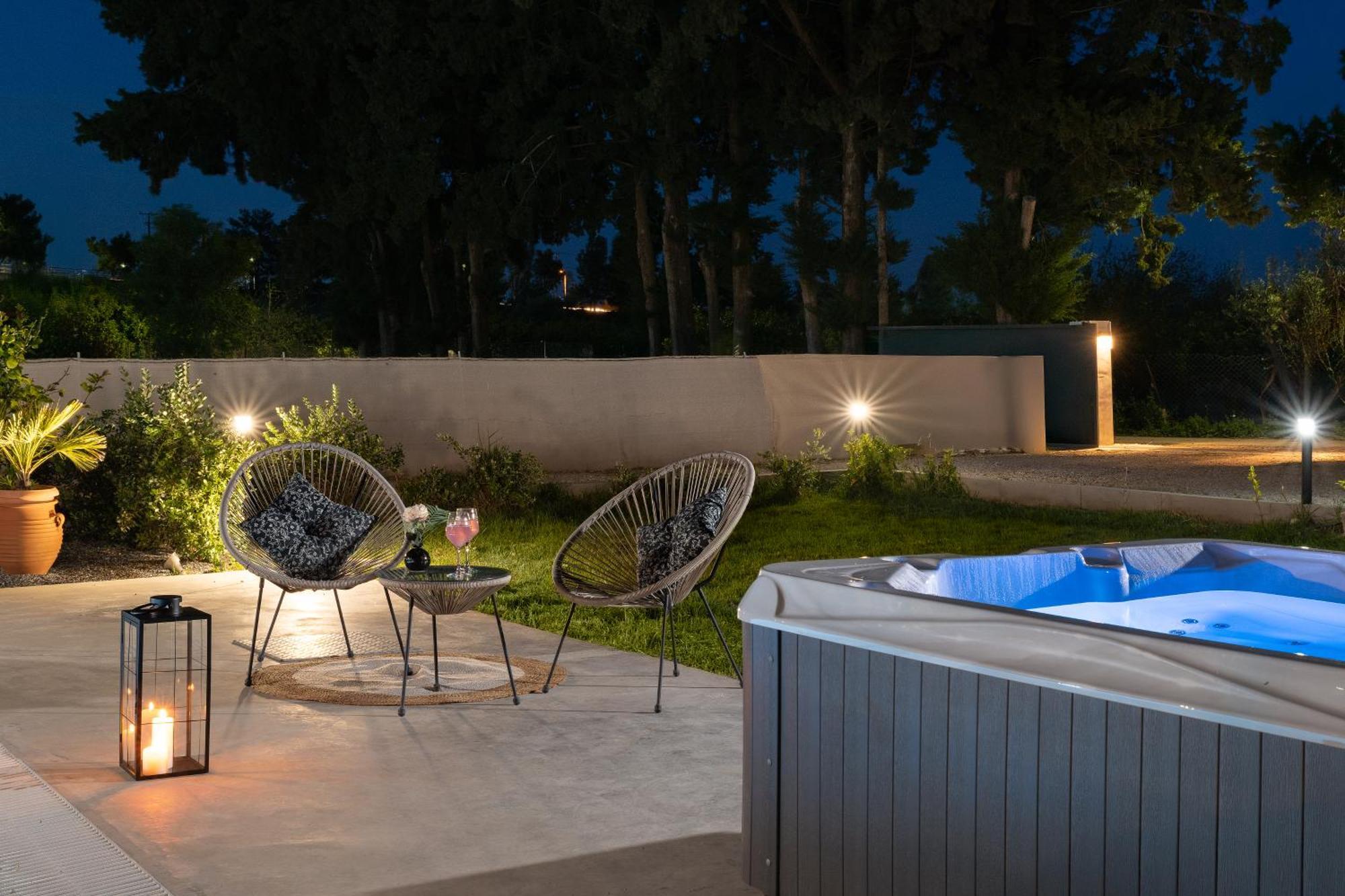 Ethria Pool Villa With Heated Jacuzzi Afando Esterno foto